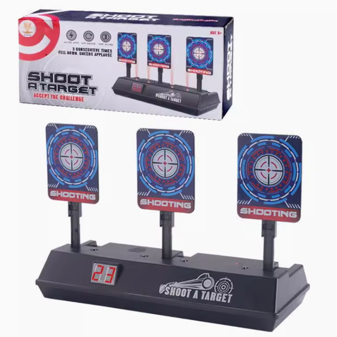 Electric three-point target